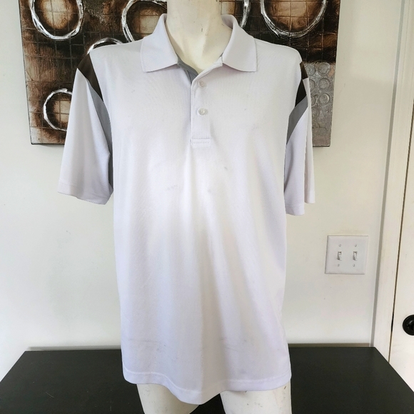Men's PGA Tour White Polo Shirt Size XL - Picture 1 of 7
